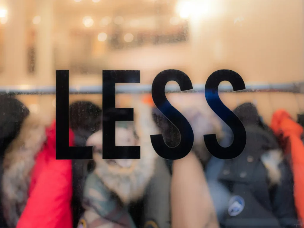 Ethical shopping sign